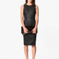 Iranta Leather Dress in Black