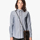 Chambray Boyfriend Shirt in Blue