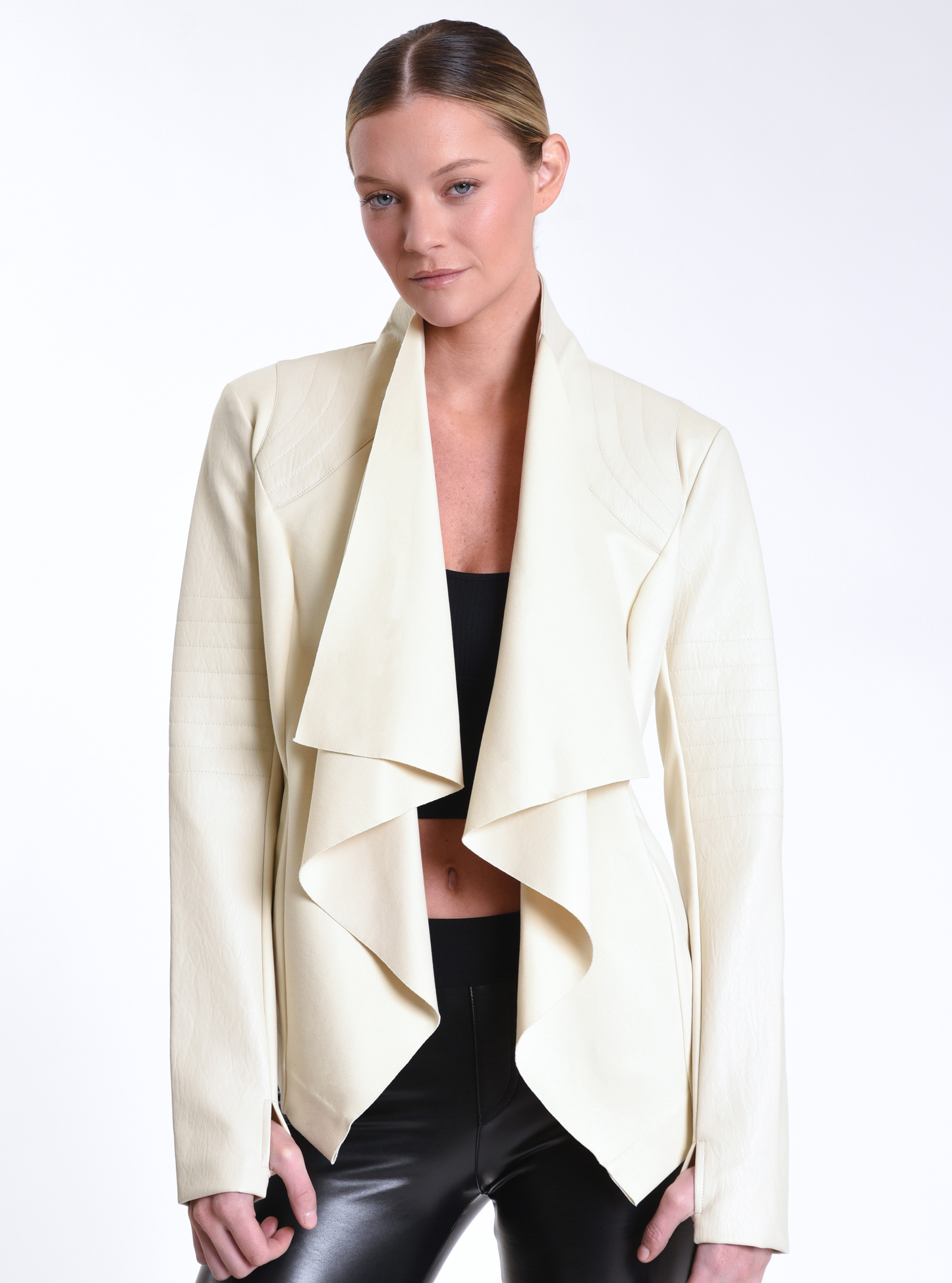 Drape Front Jacket