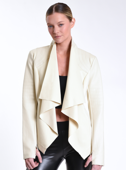 Drape Front Jacket