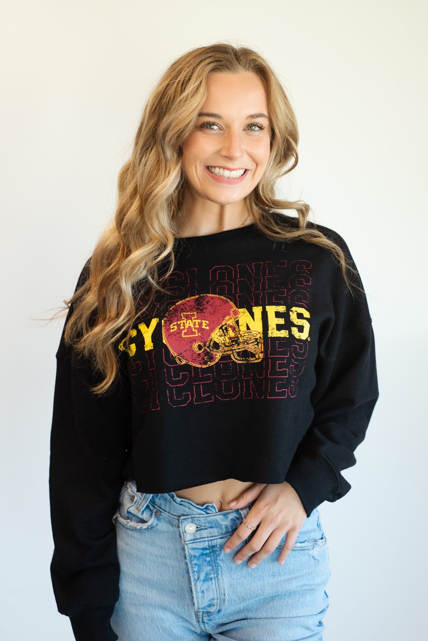 ISU Rodgers Repeat Cropped Crew