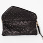 Roxanne Leather Clutch in Black