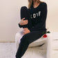 I Heart You Cloud Knit Jogger