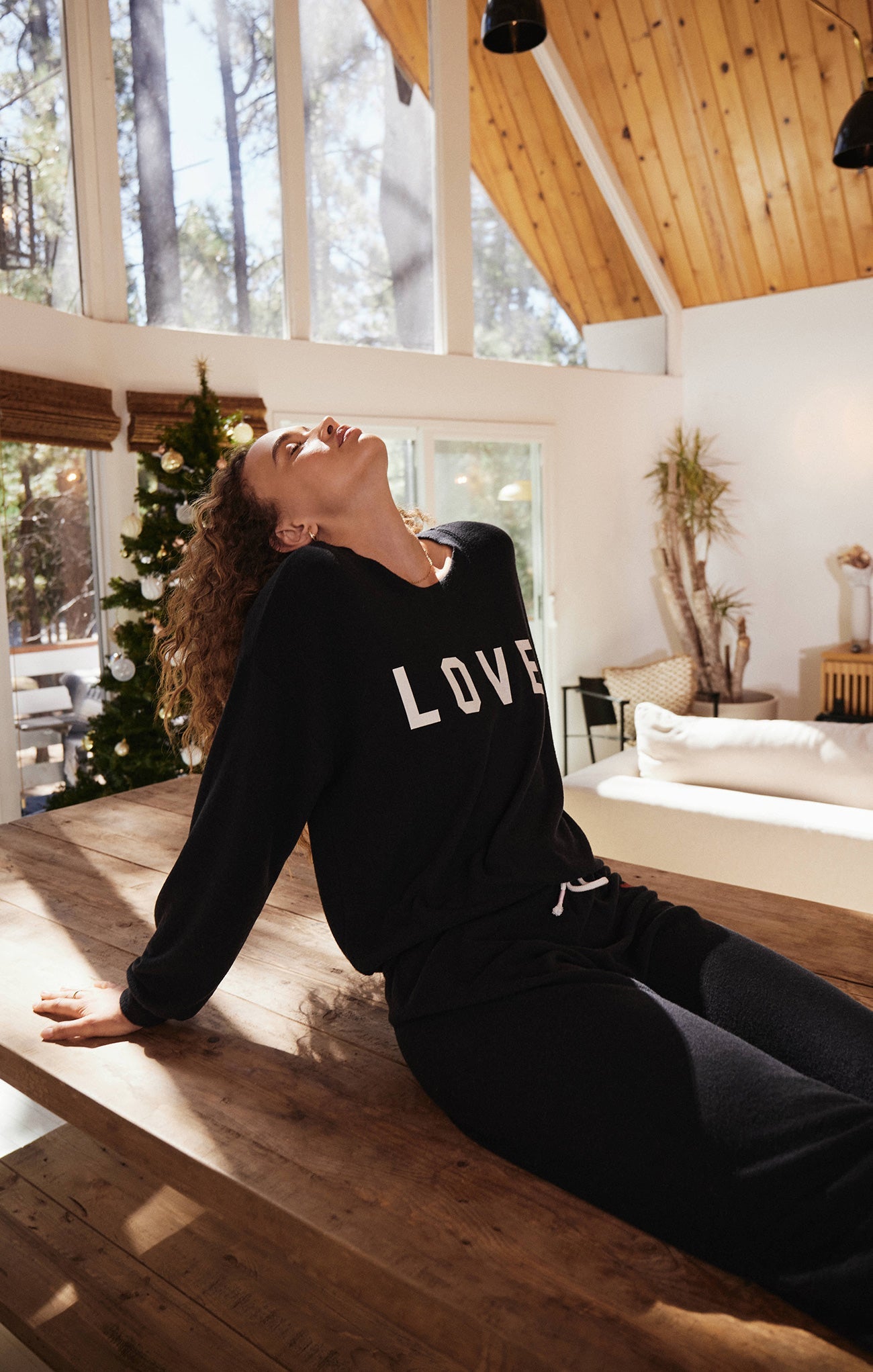 Team Love Cloud Knit Long Sleeve Top