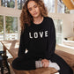 Team Love Cloud Knit Long Sleeve Top