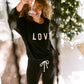 Team Love Cloud Knit Long Sleeve Top