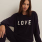 Team Love Cloud Knit Long Sleeve Top