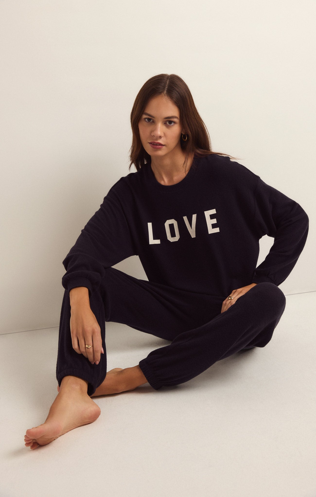 Team Love Cloud Knit Long Sleeve Top