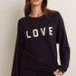 Team Love Cloud Knit Long Sleeve Top