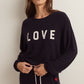 Team Love Cloud Knit Long Sleeve Top