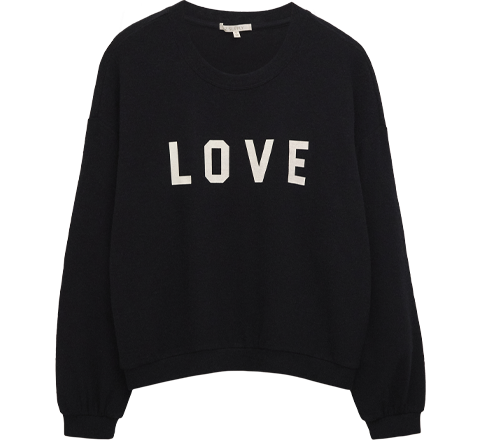 Team Love Cloud Knit Long Sleeve Top