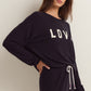 Team Love Cloud Knit Long Sleeve Top