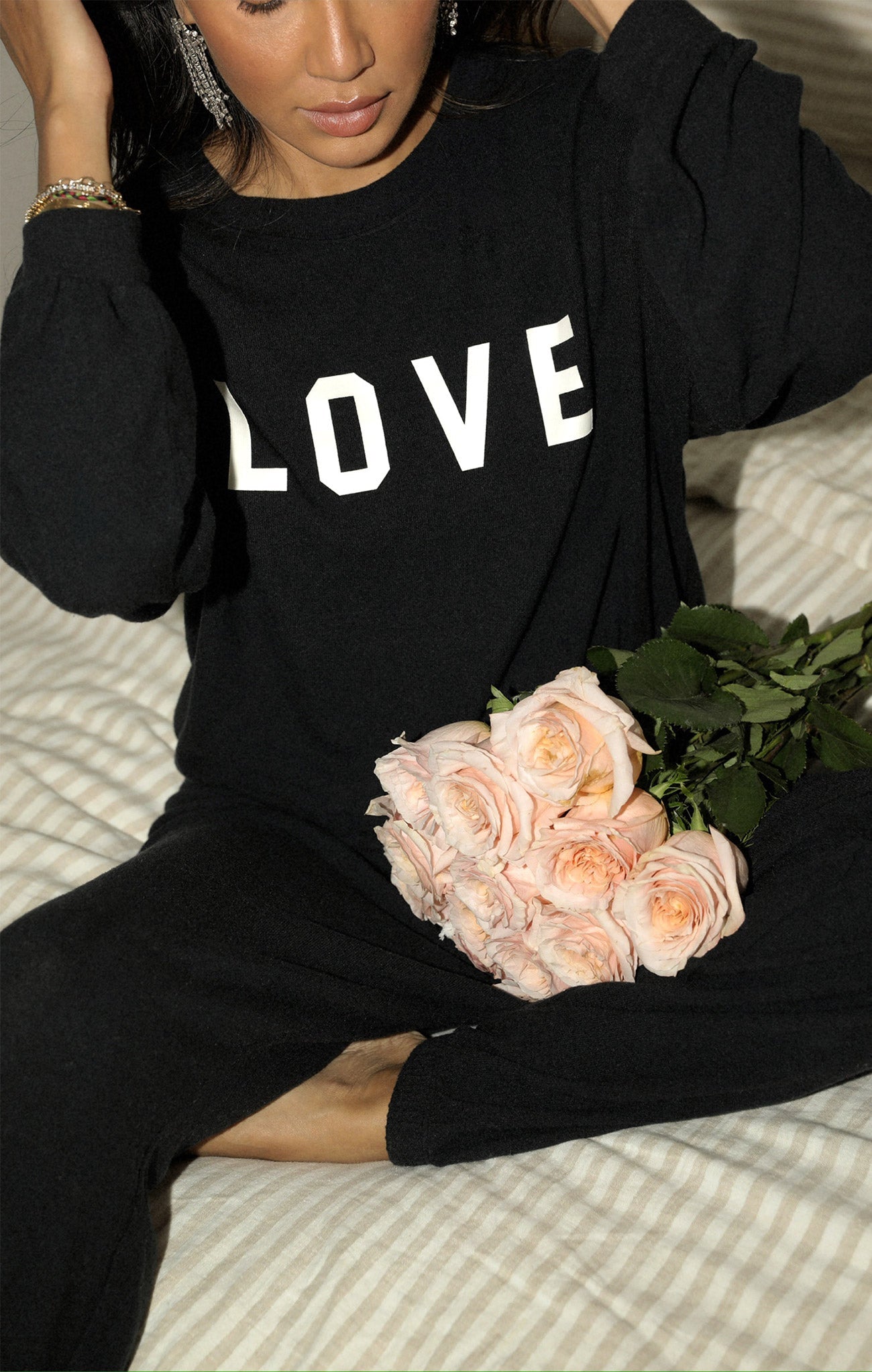Team Love Cloud Knit Long Sleeve Top