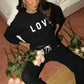 Team Love Cloud Knit Long Sleeve Top