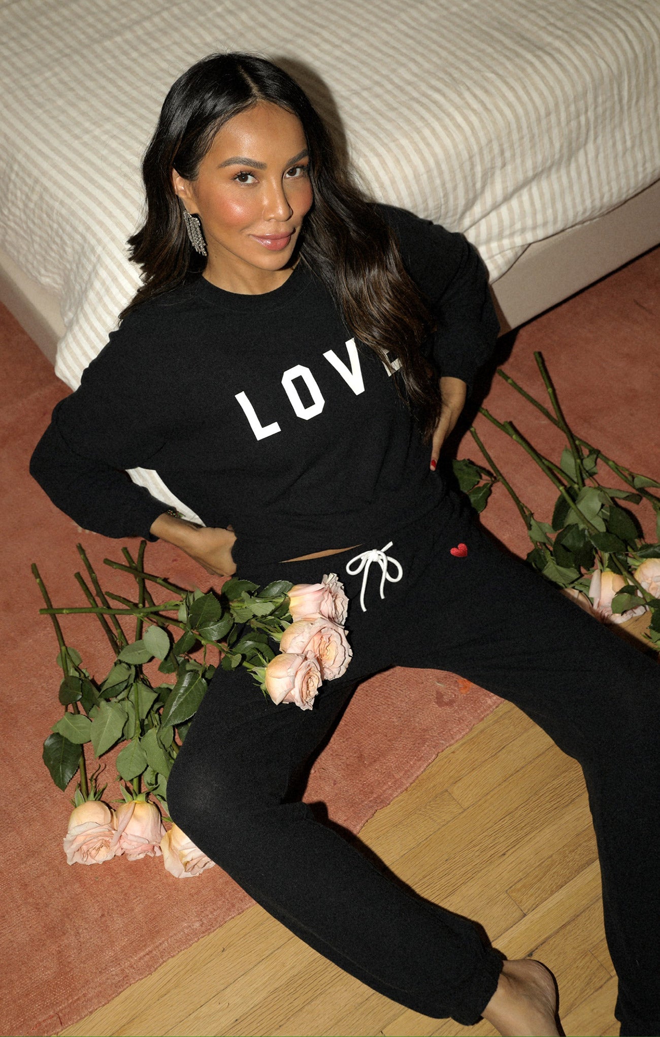 Team Love Cloud Knit Long Sleeve Top