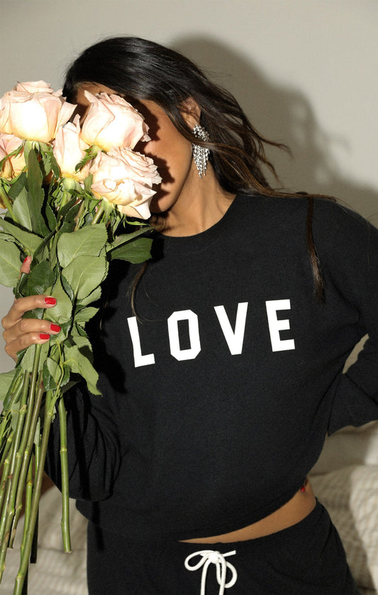 Team Love Cloud Knit Long Sleeve Top