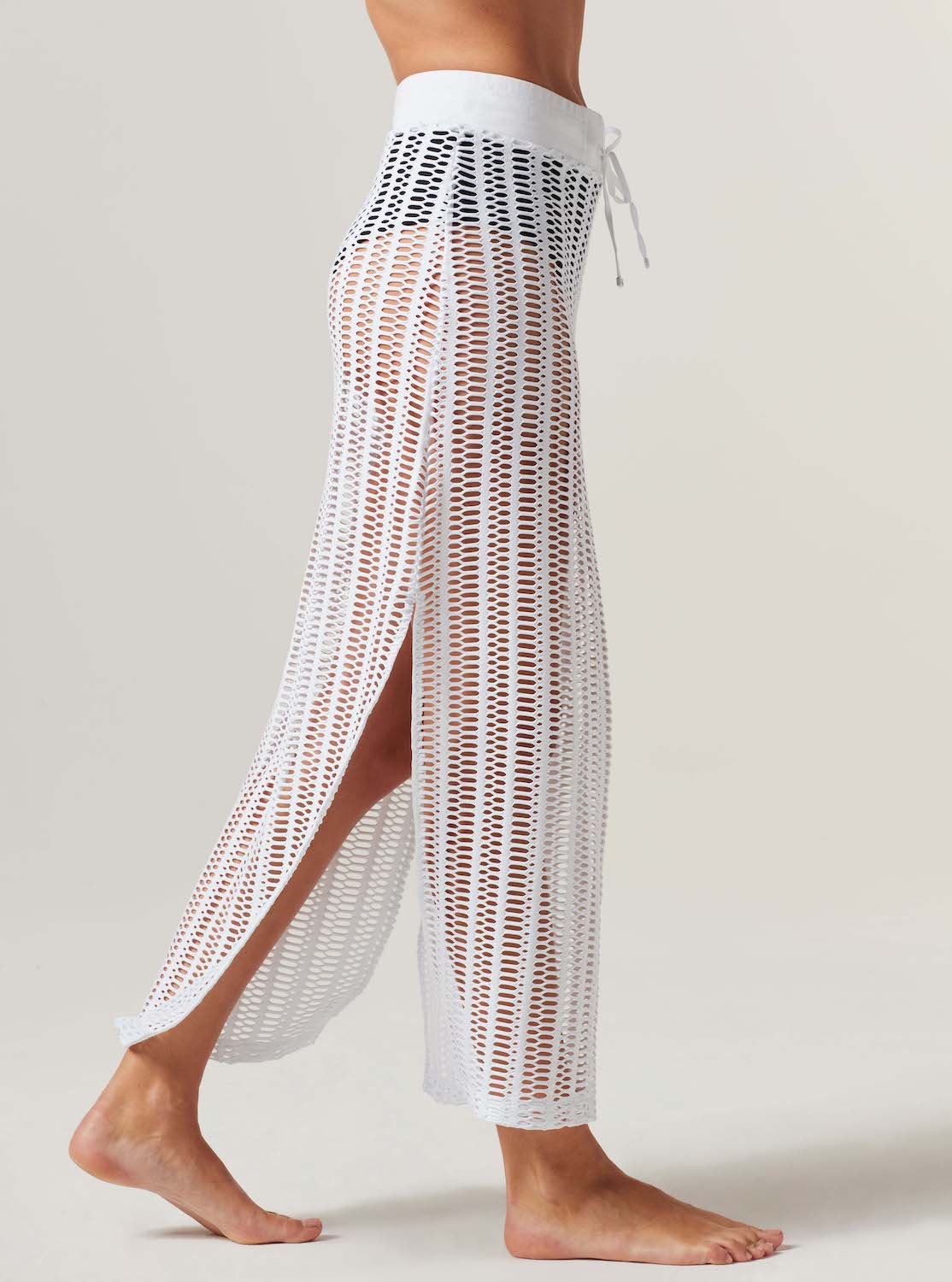LINEAR MESH SKIRT-final sale