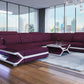 FABRIC DESIGN SOFA SAN FRANCISCO XL WITH LED