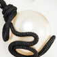 Float Bead Earring in Pearl