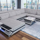 FABRIC DESIGN SOFA SAN FRANCISCO XL WITH LED