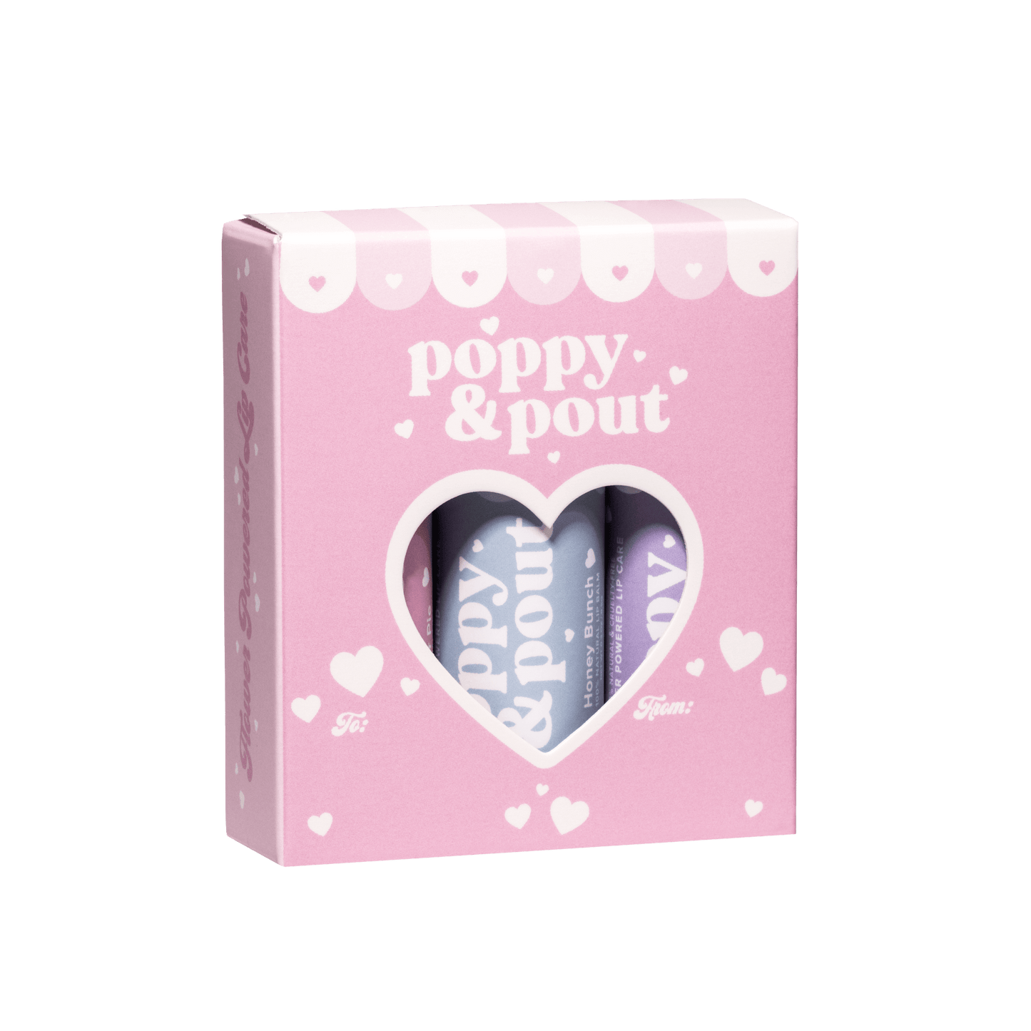 Limited Edition, Valentine's Day Gift Set, Lip Balm Trio